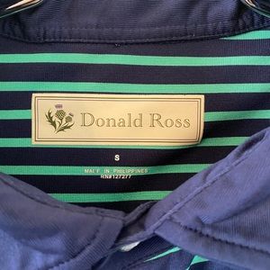 Donald Ross Golf Shirt. Green and Blue. Size small. AAC.